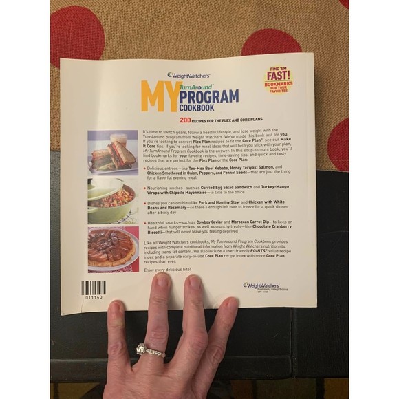 Weight Watchers Turn Around Program Cookbook 200 Recipes Flex Core 2006 - Picture 2 of 2